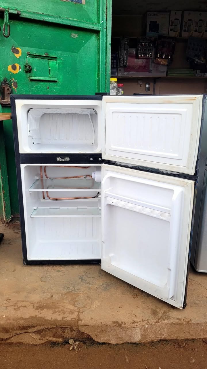 A picture of 130L capacity ADH double door fridge on sale