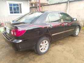 A picture of Clean corolla for sell Everything intact Location ozuoba pH contact