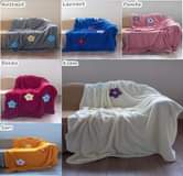A picture of New design fleece blankets restocked Sizes 4 6 5 6