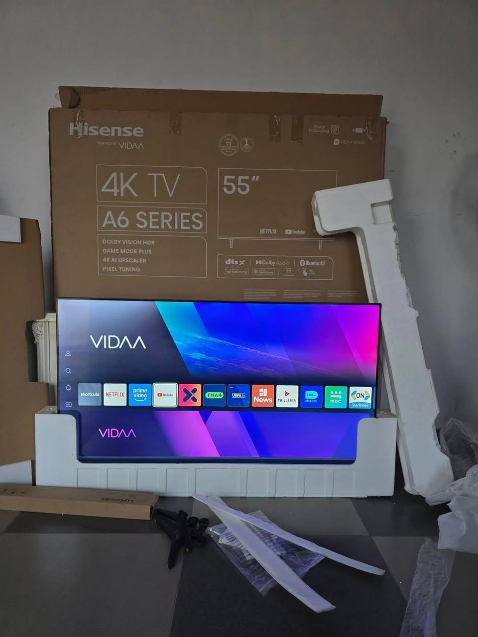 A picture of Hisense 55inches