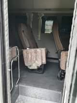 A picture of Toyota coaster bus brand new chassis bullet proof