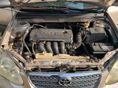 A picture of Clean registered 2003 Toyota corolla for sale The car engine
