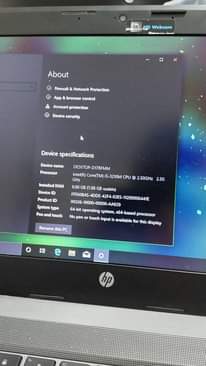 A picture of HP laptop