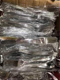 A picture of Forks And Spoons Stainless Steel