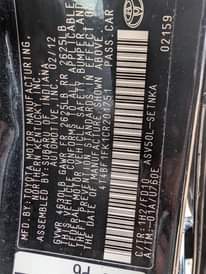 A picture of 2012 Camry 2yrs Registered but Barely used 9 2m 08109073779