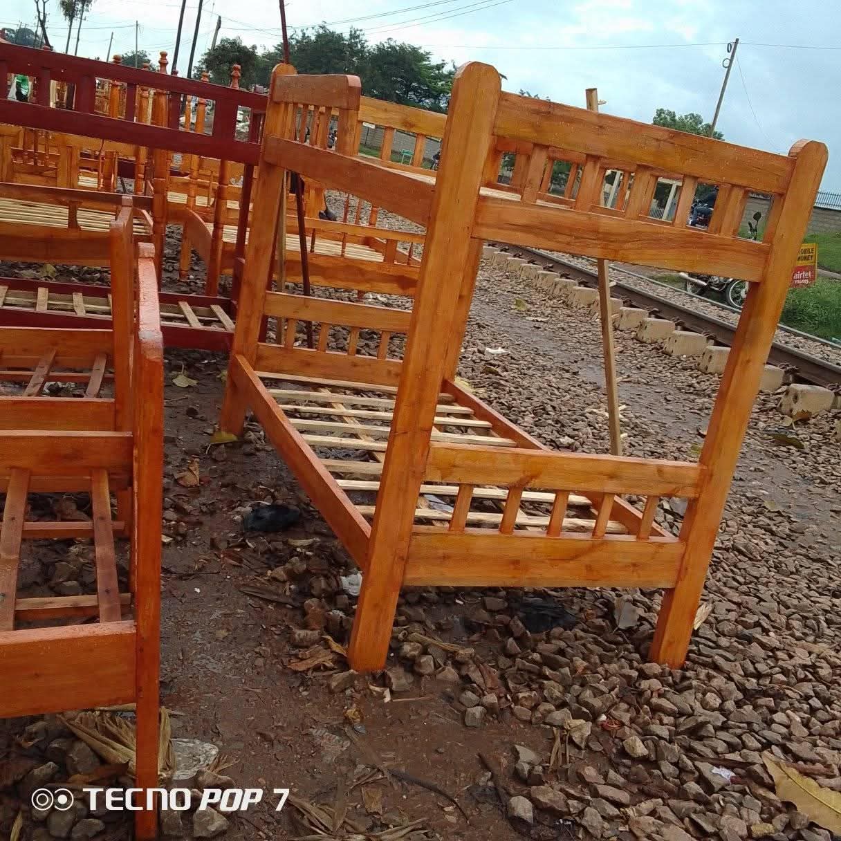 A picture of Double wooden Decker 3by6 Decker in good condition available For