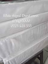 A picture of Duvet covers 664059 White striped pattern Duvet Covers