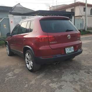 A picture of BARELY 2MONTH REGISTERED VOLKSWAGEN TIGUAN 2012 08037482104