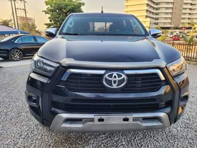 A picture of 2019 Automatic Hilux V4 11months used price 33M Location Abuja