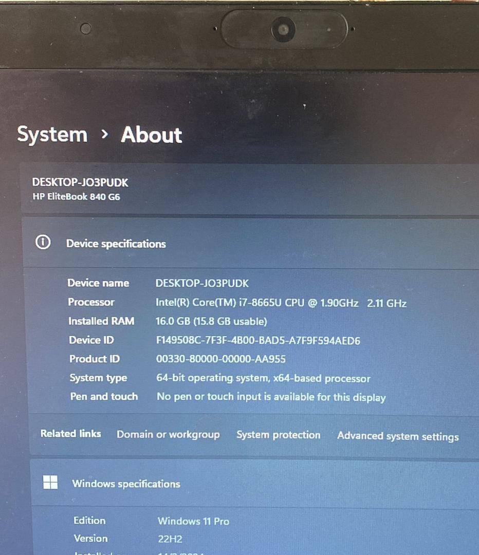 A picture of Laptop Hp