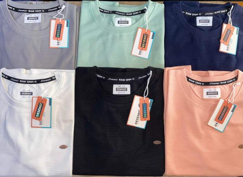 A picture of Polo shirts and round necks for sale