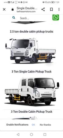A picture of Jmc pickup export sale