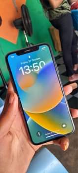 A picture of iPhone X Gb 256 No face Bh 78