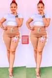 A picture of Jeans and dresses available at la epic boutique Wandegeya WhatsApp