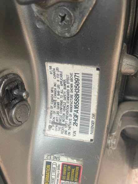 A picture of Honda Civic 2009 Model