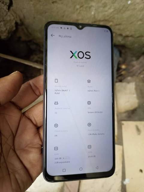A picture of infinix smart 7plus