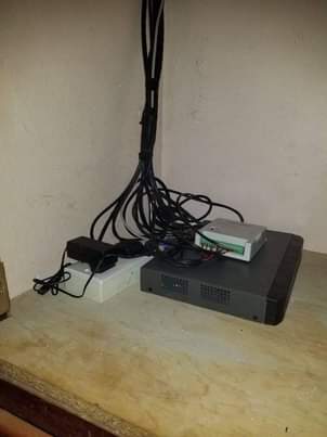 A picture of CCTV cameras