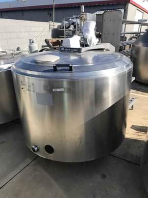 A picture of Milk cooling tanks or milk cooolernts
