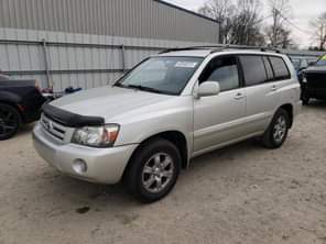 A picture of 2006 model Toyota Highlander The vehicle price is 1 5million