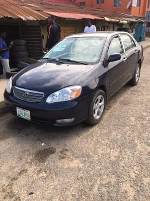 A picture of Toyota corolla