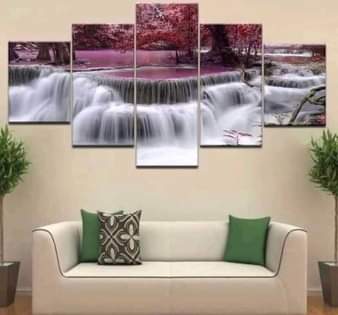 A picture of canvas art