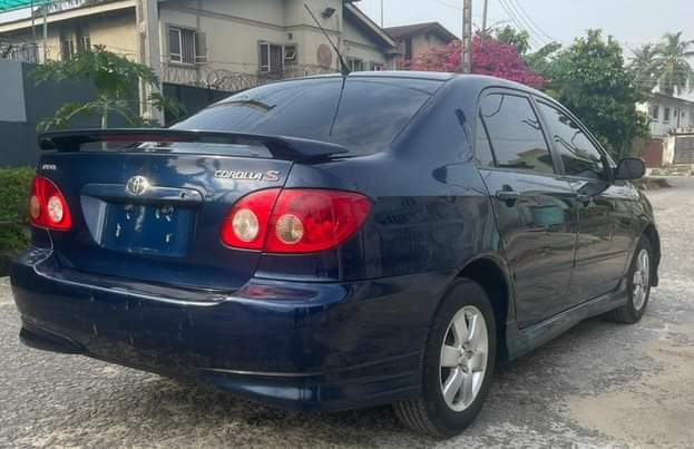 A picture of Toyota Corolla 2008 model Foreign used Total accident free Clean