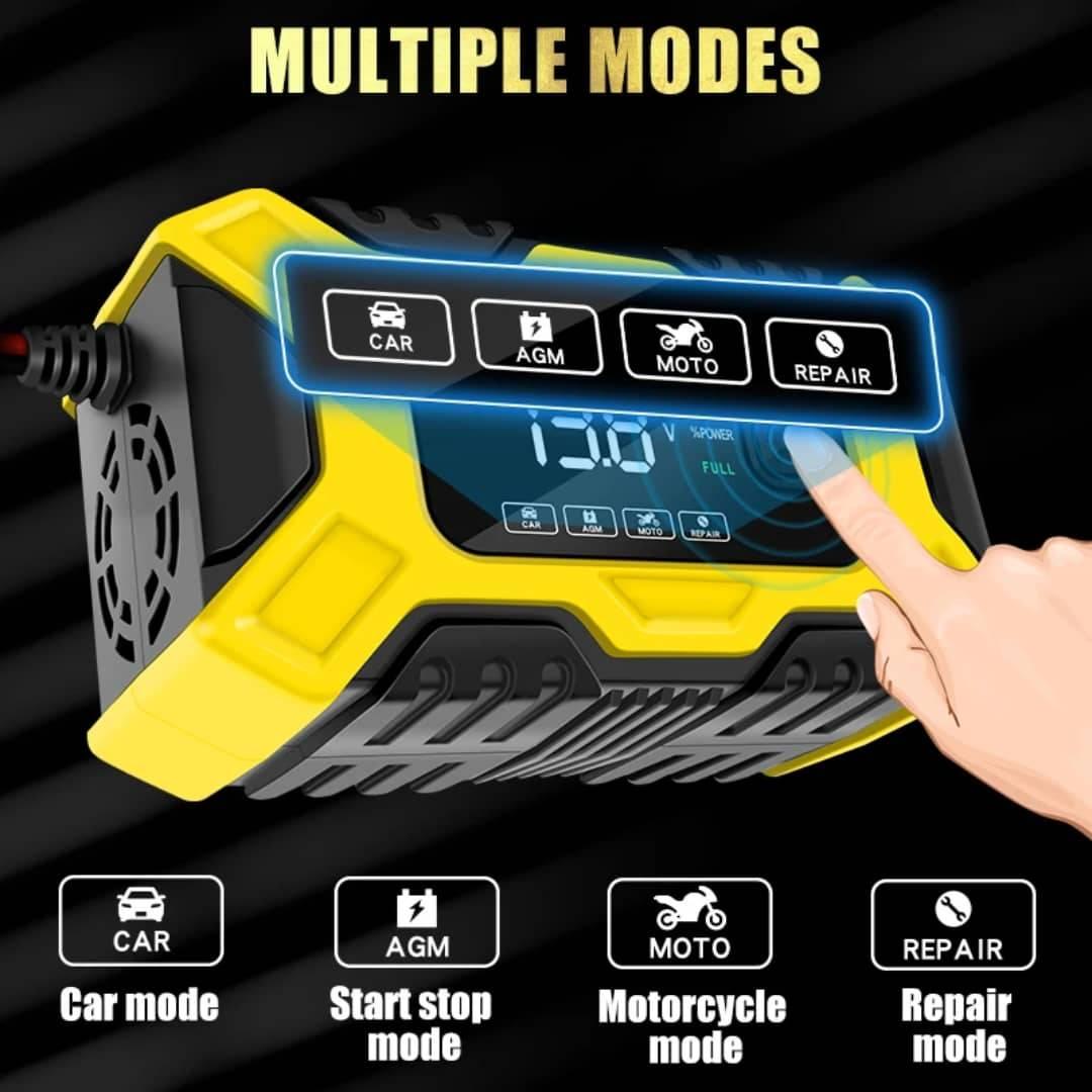 A picture of Intelligent digital car buttery chargers 12v