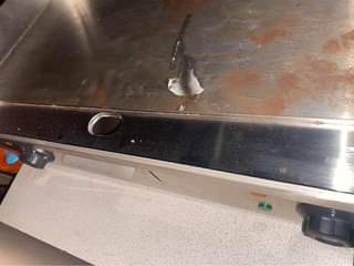 A picture of griddle grill