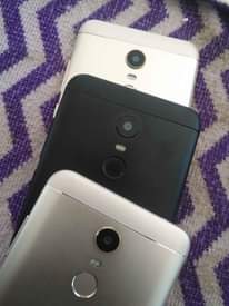 A picture of Redmi 5pluis Android version 8.7 3gb ram 32gb space 4g