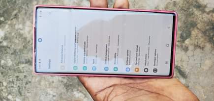A picture of Samsung not10 5g