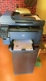A picture of ADMIN PLS APPROVE Rugged HP Laserjet Color 100 3in1 Printer