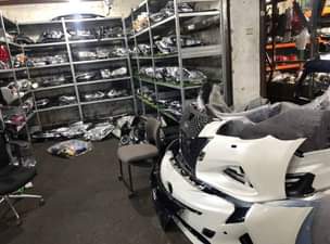 A picture of 0745723681 Ex japan Nosecut bonnet boots dashboard doors side mirror