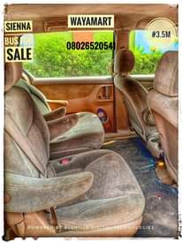 A picture of RED TOYOTA SIENNA BUS FOR SALE