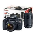 A picture of Camera Canon T5 with lens 18 55mm