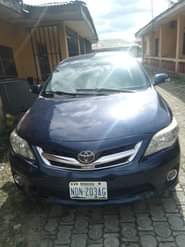 A picture of 2010 Toyota Corolla sharp on a first body going for