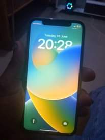 A picture of i phone x 64GB