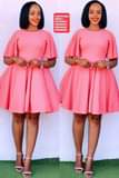 A picture of Round dress at la epic boutique