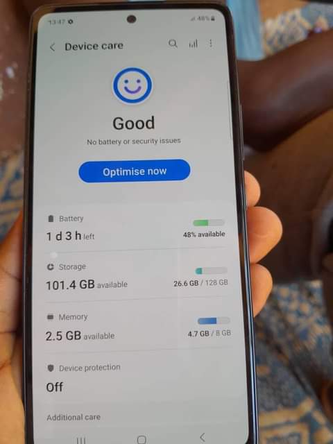 A picture of Samsung A53 5G