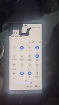 A picture of Samsung note 10 plus