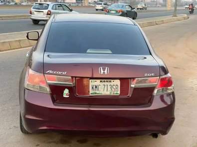 A picture of Honda Accord 2012 few months registered Accident free 08038257326 Full