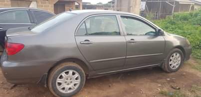 A picture of Toyota Corolla 2005 model First Body For Sale Engine Gear