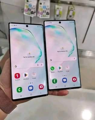 A picture of Samsung galaxy Note 10