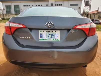 A picture of TOYOTA COROLLA 2015 MODEL