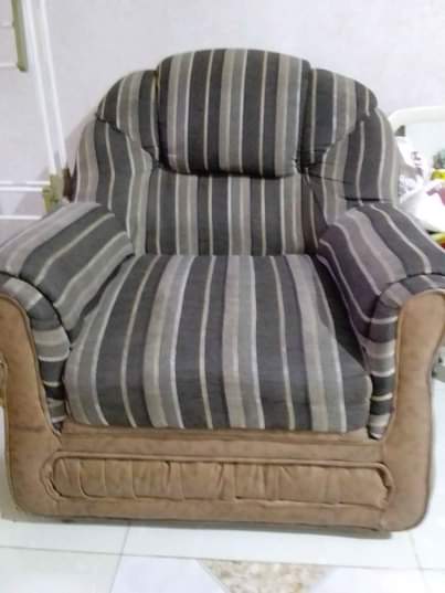 A picture of Complete set of chair Sofa. 3 sitter 2 sitter and