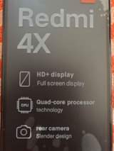 A picture of redmi 4x 4gb ram 64 gb space android version 7.1
