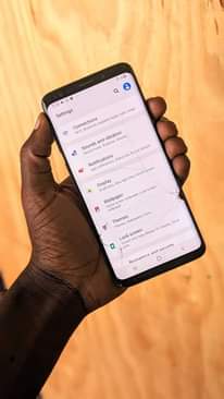 A picture of Samsung galaxy s9