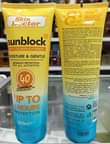 A picture of Sunblock cream