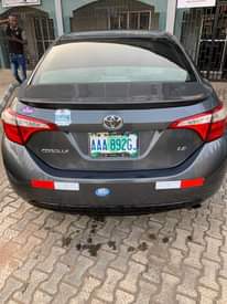 A picture of Toyota Corolla 2014