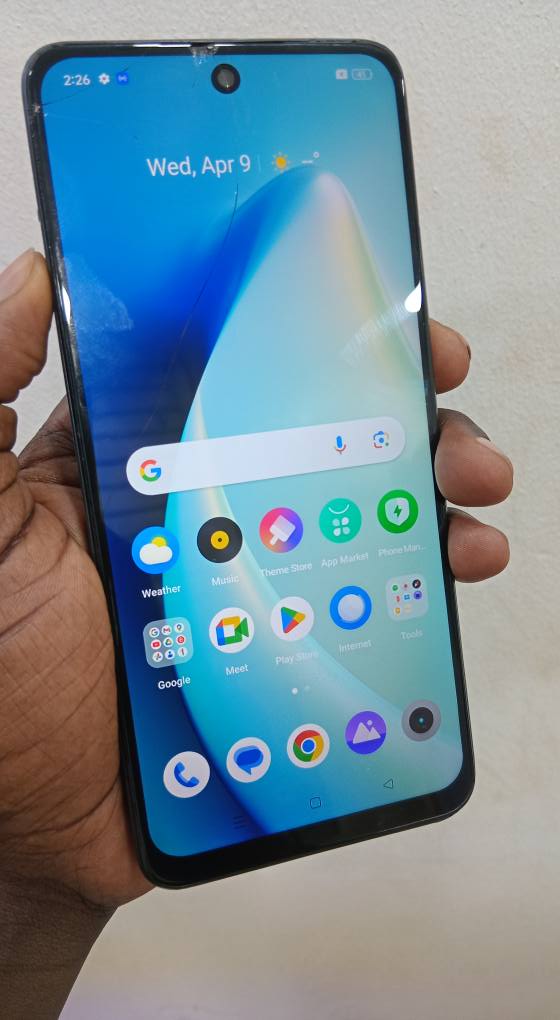 A picture of REALME C55 256GB STORAGE 8GB RAM SLIGHT CRACK 270K 0755457585