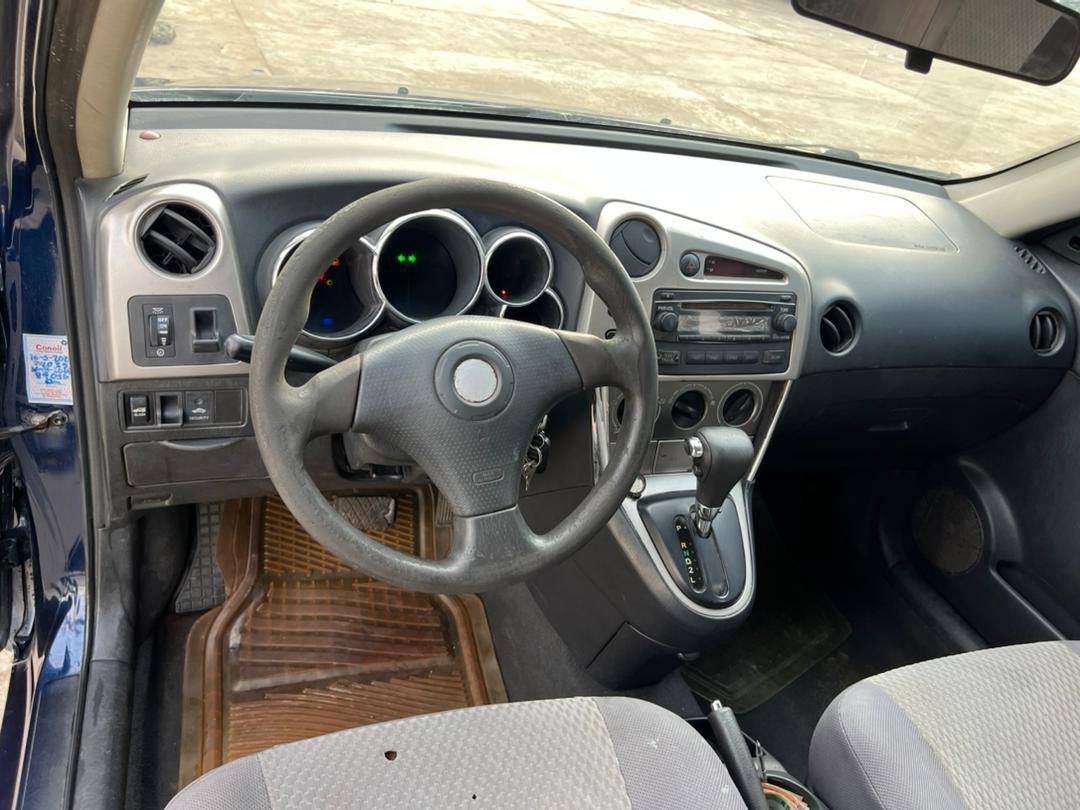 A picture of Clean registered Toyota matrix 2005 Model baked on first body